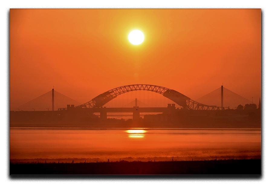 Sunset over the Mersey Canvas Print or Poster - Canvas Art Rocks - 1