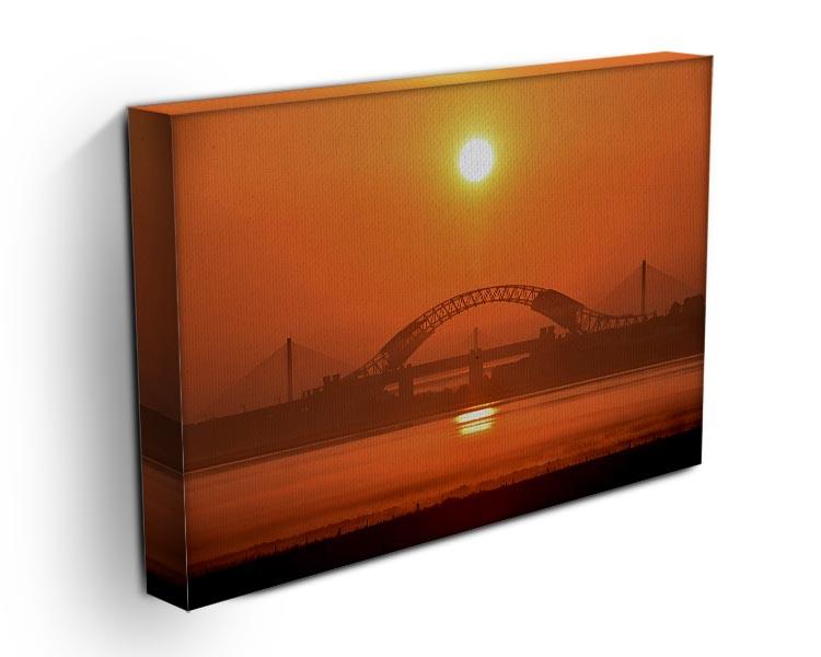 Sunset over the Mersey Canvas Print or Poster - Canvas Art Rocks - 3