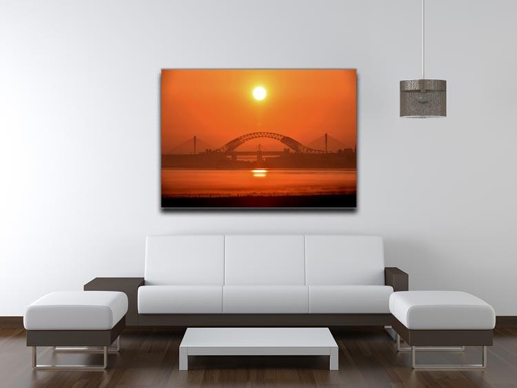 Sunset over the Mersey Canvas Print or Poster - Canvas Art Rocks - 4