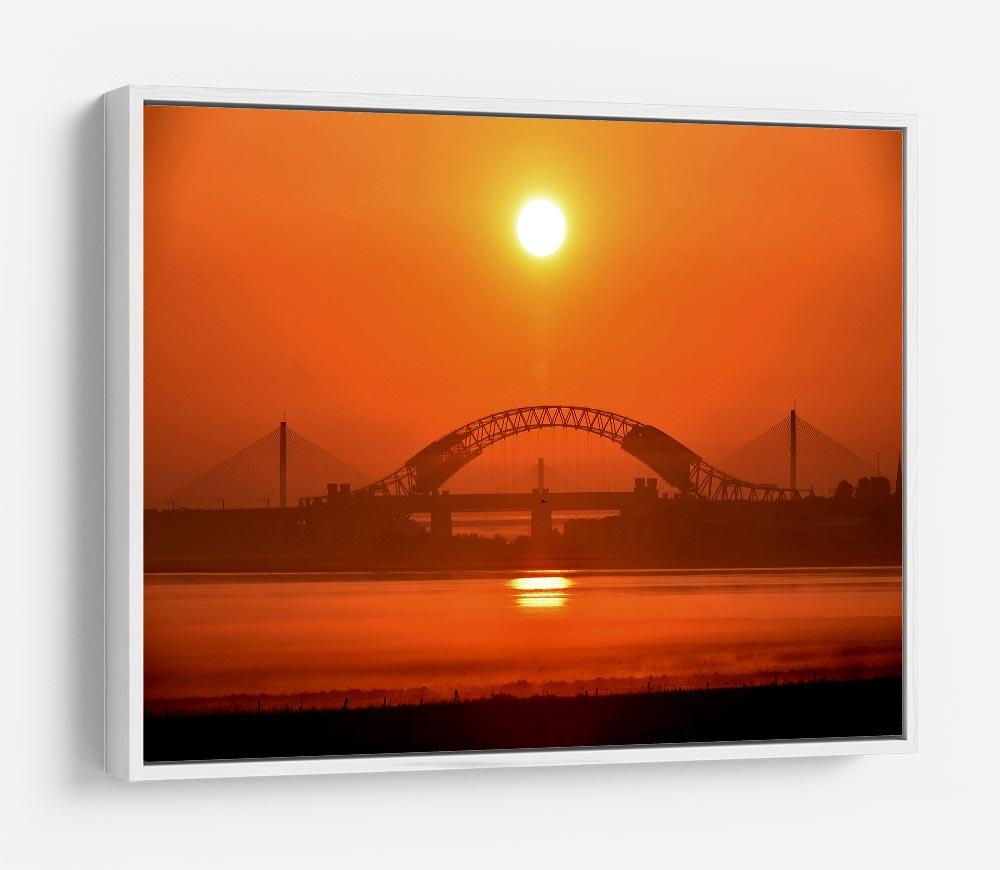 Sunset over the Mersey HD Metal Print - Canvas Art Rocks - 7