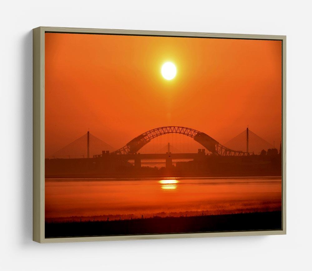 Sunset over the Mersey HD Metal Print - Canvas Art Rocks - 8