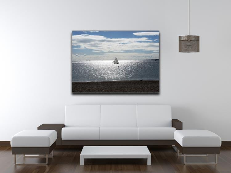 Sunshine on the sea Canvas Print or Poster - Canvas Art Rocks - 4