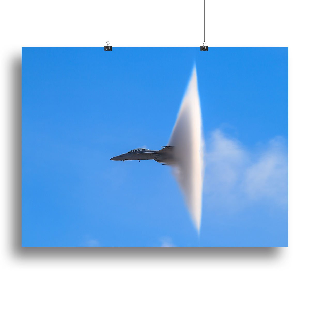 Super Hornet with transonic vapor cone Canvas Print or Poster