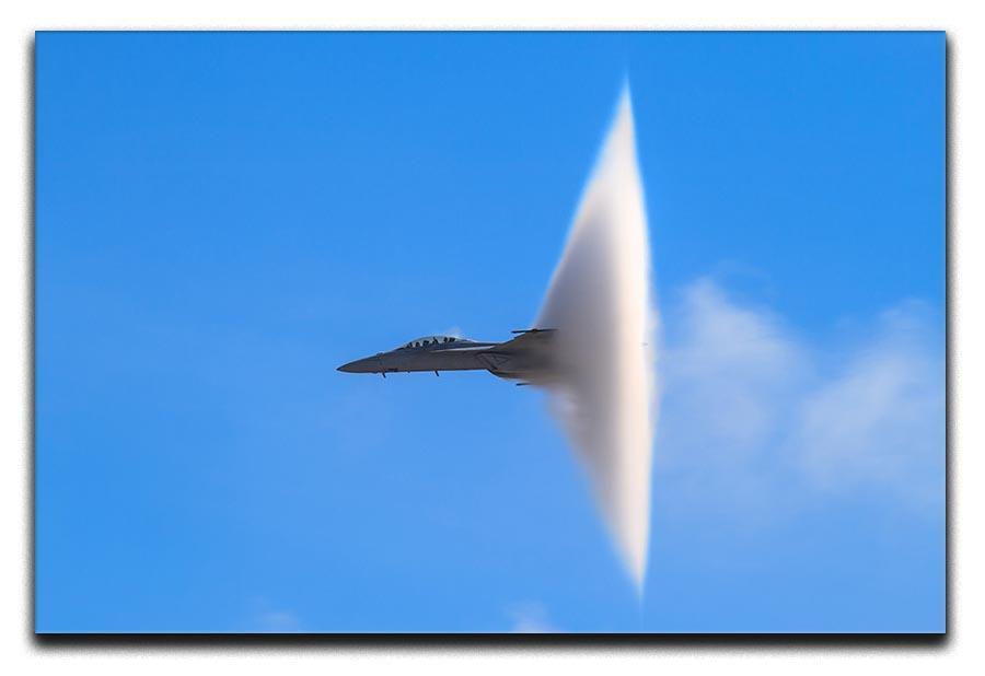 Super Hornet with transonic vapor cone Canvas Print or Poster  - Canvas Art Rocks - 1