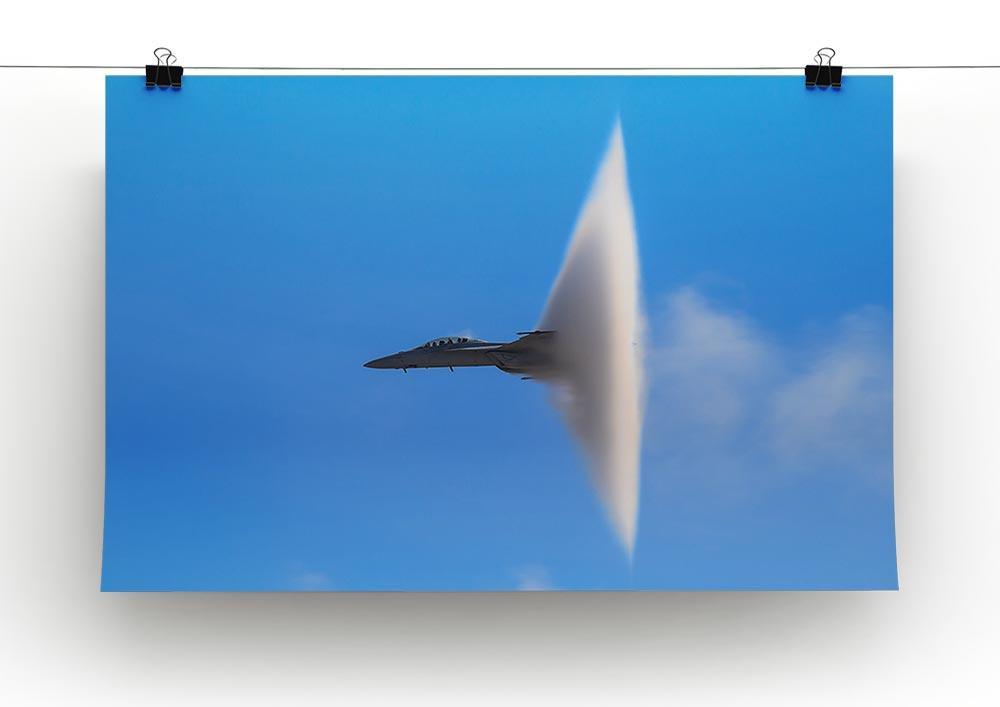 Super Hornet with transonic vapor cone Canvas Print or Poster - Canvas Art Rocks - 2