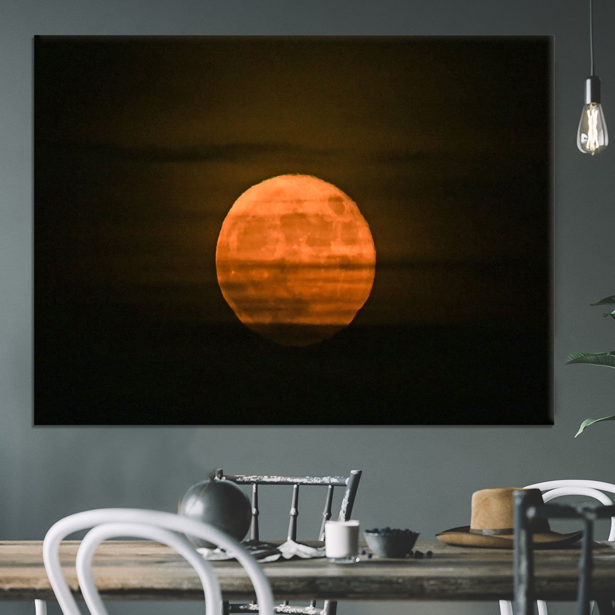 Super moon Canvas Print or Poster
