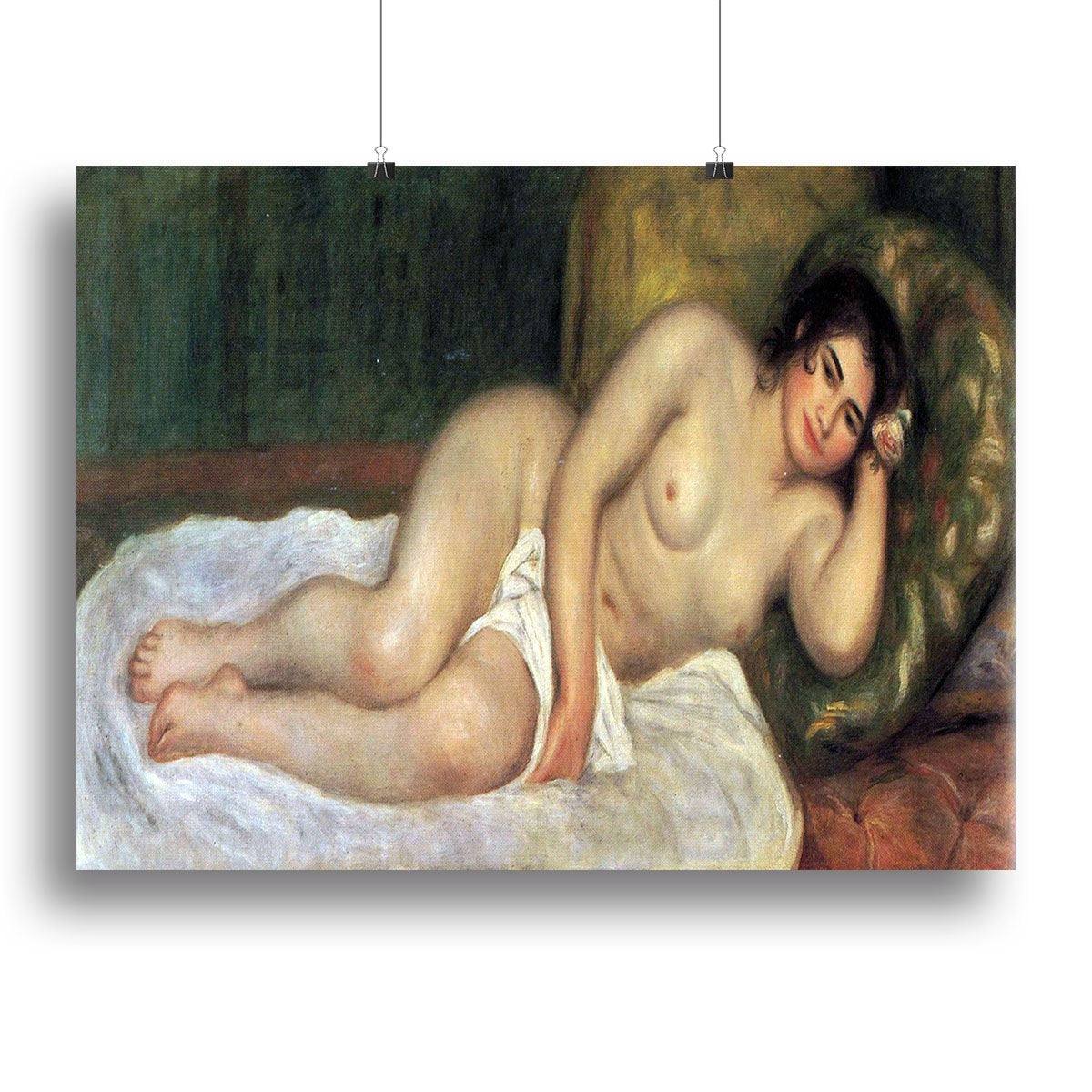 Supporting act by Renoir Canvas Print or Poster