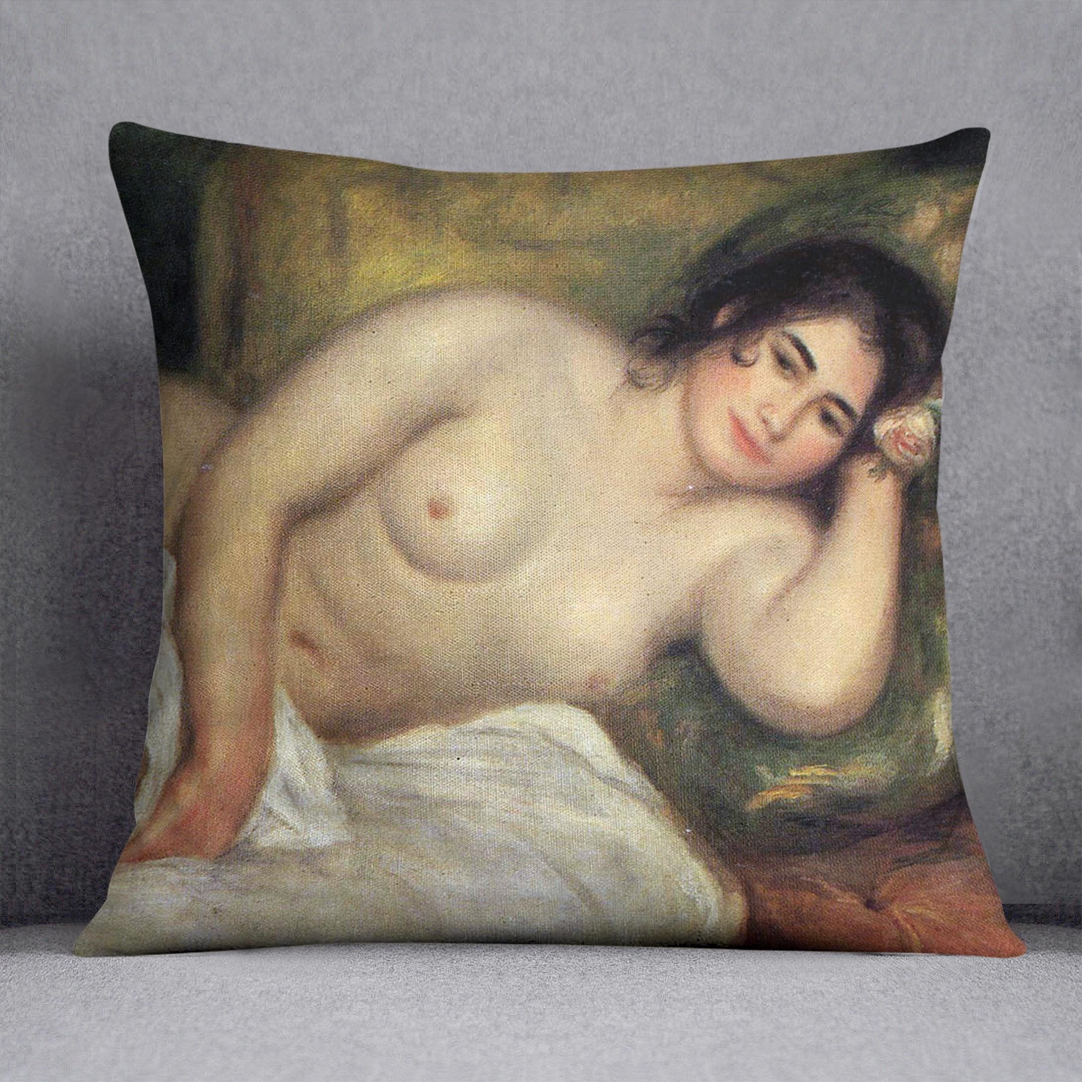 Supporting act by Renoir Throw Pillow