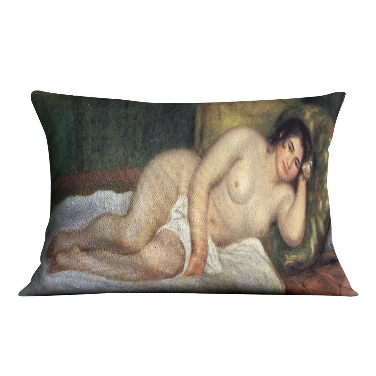 Supporting act by Renoir Throw Pillow