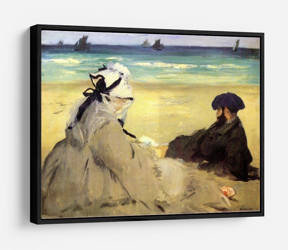 Sur la plage 1873 by Manet HD Metal Print