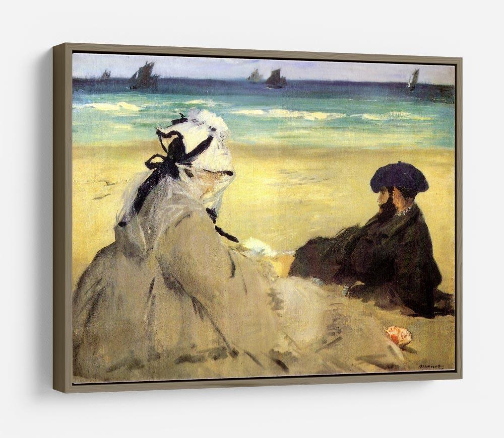 Sur la plage 1873 by Manet HD Metal Print