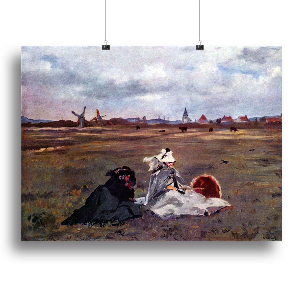 Swallows by Manet Canvas Print or Poster