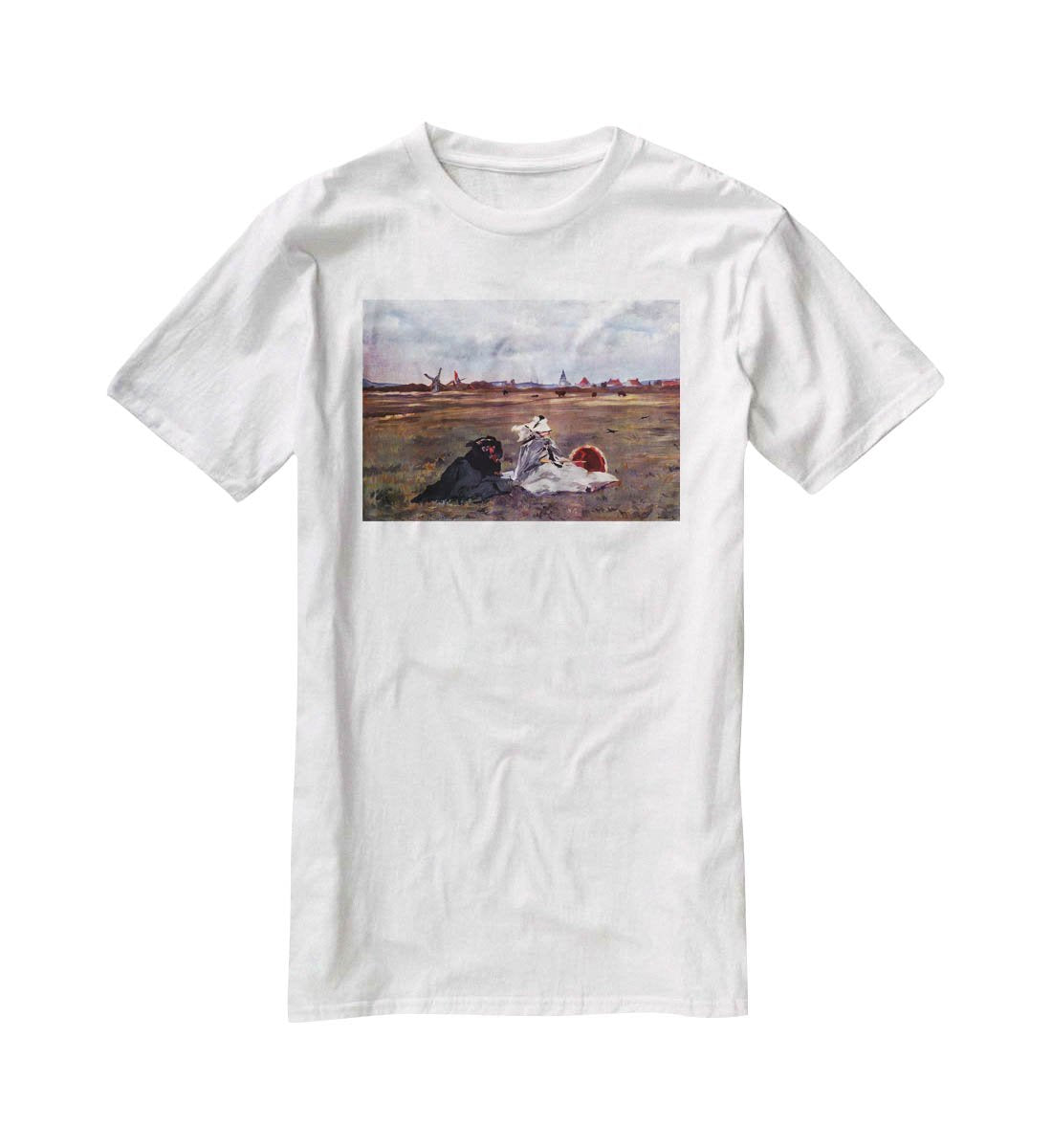 Swallows by Manet T-Shirt - Canvas Art Rocks - 5