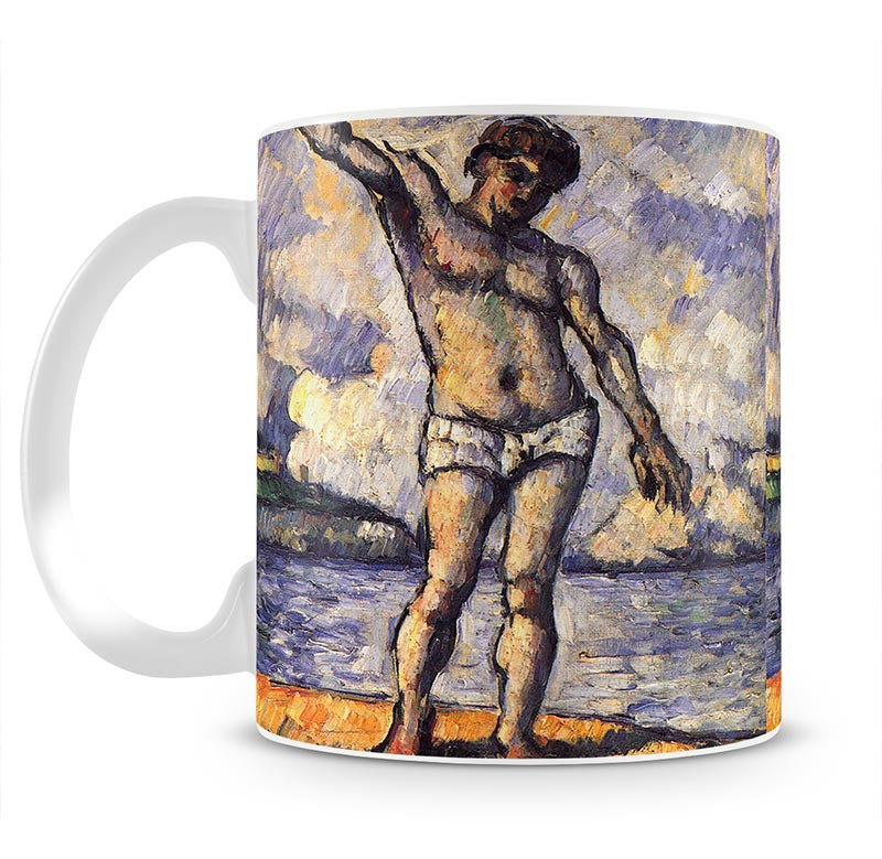 Swimmer with outstretched arms by Cezanne Mug - Canvas Art Rocks - 1