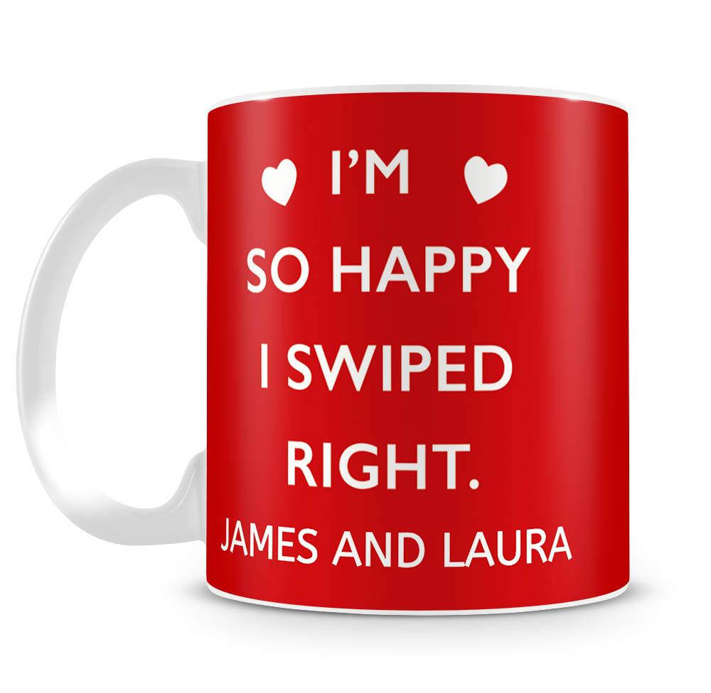 Swiped Right Photo Upload Personalised Mug