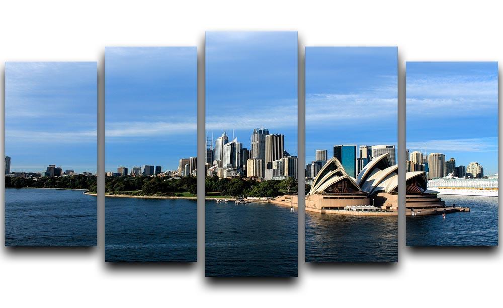 Sydney Australia City Skyline 5 Split Panel Canvas  - Canvas Art Rocks - 1
