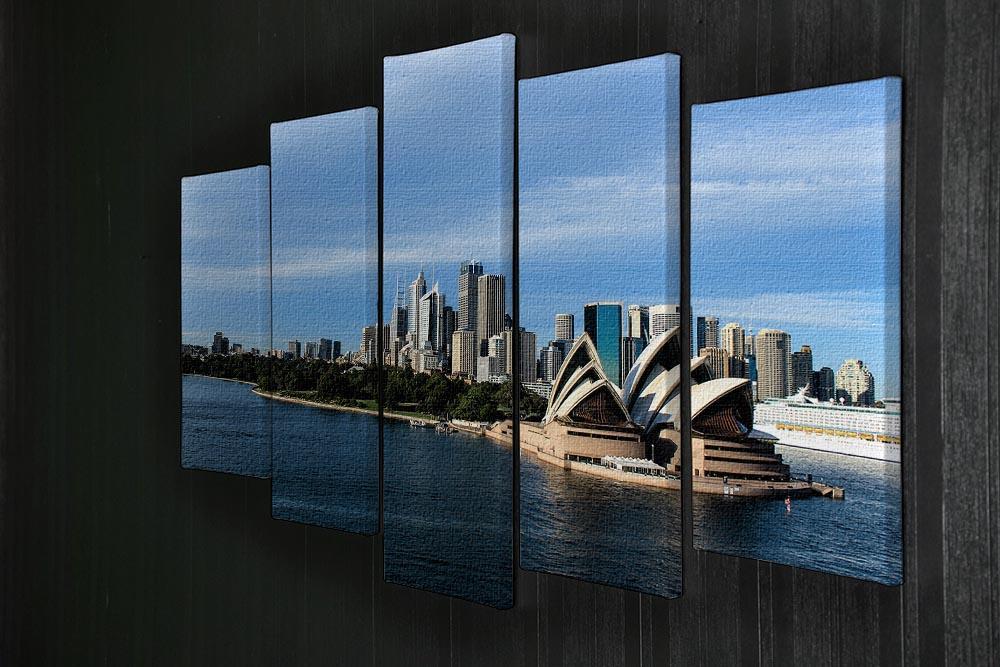 Sydney Australia City Skyline 5 Split Panel Canvas  - Canvas Art Rocks - 2