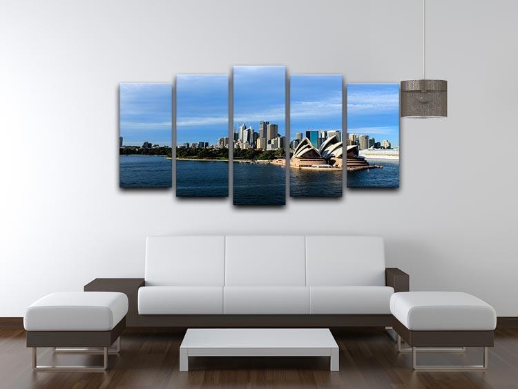 Sydney Australia City Skyline 5 Split Panel Canvas  - Canvas Art Rocks - 3