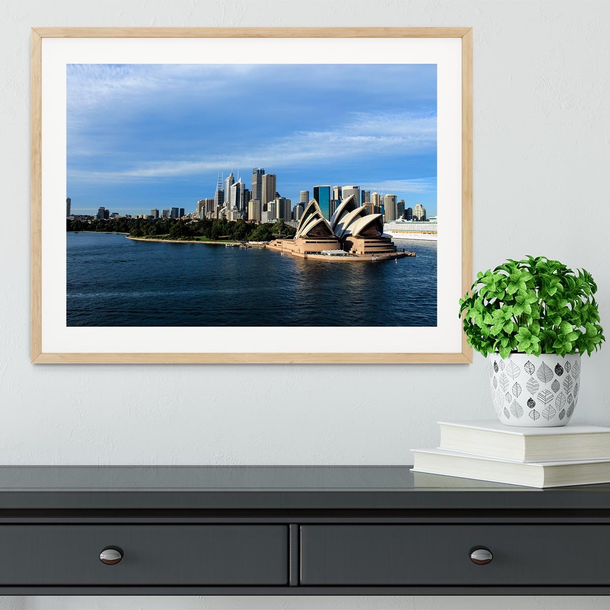 Sydney Australia City Skyline Framed Print - Canvas Art Rocks - 3