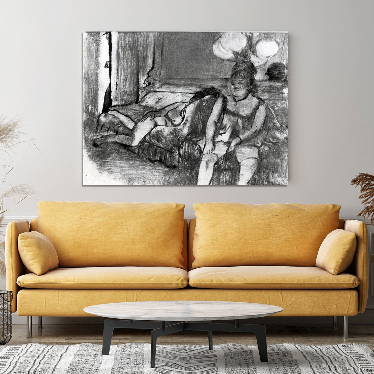Taking a rest by Degas Canvas Print or Poster