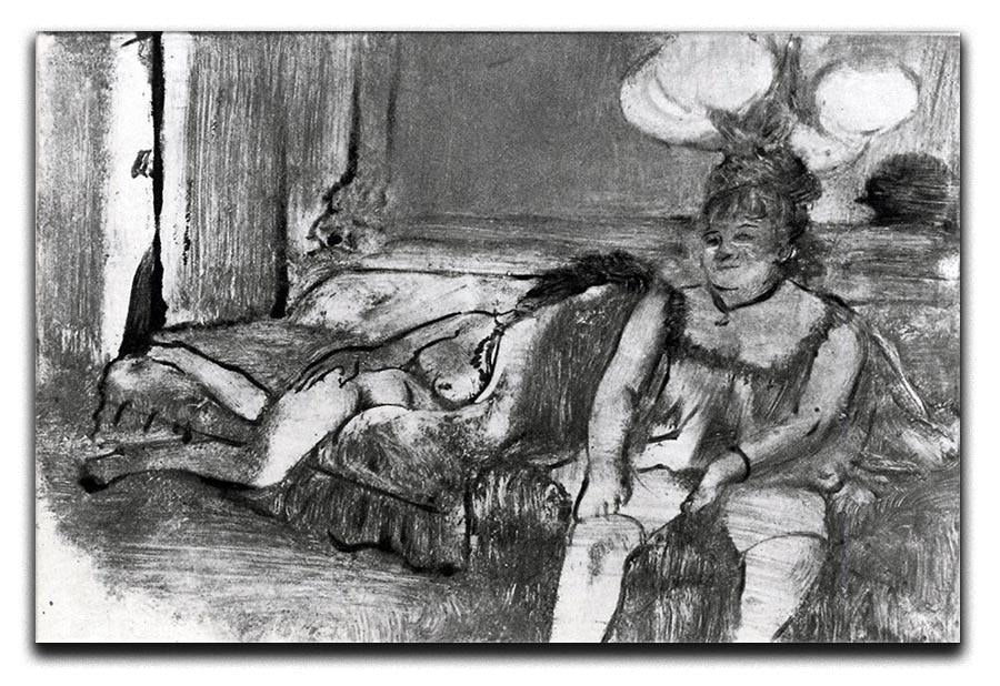 Taking a rest by Degas Canvas Print or Poster - Canvas Art Rocks - 1