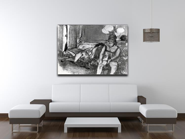 Taking a rest by Degas Canvas Print or Poster - Canvas Art Rocks - 4