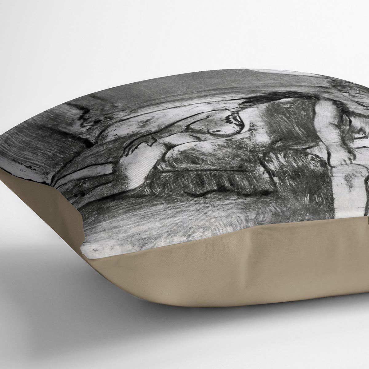 Taking a rest by Degas Cushion