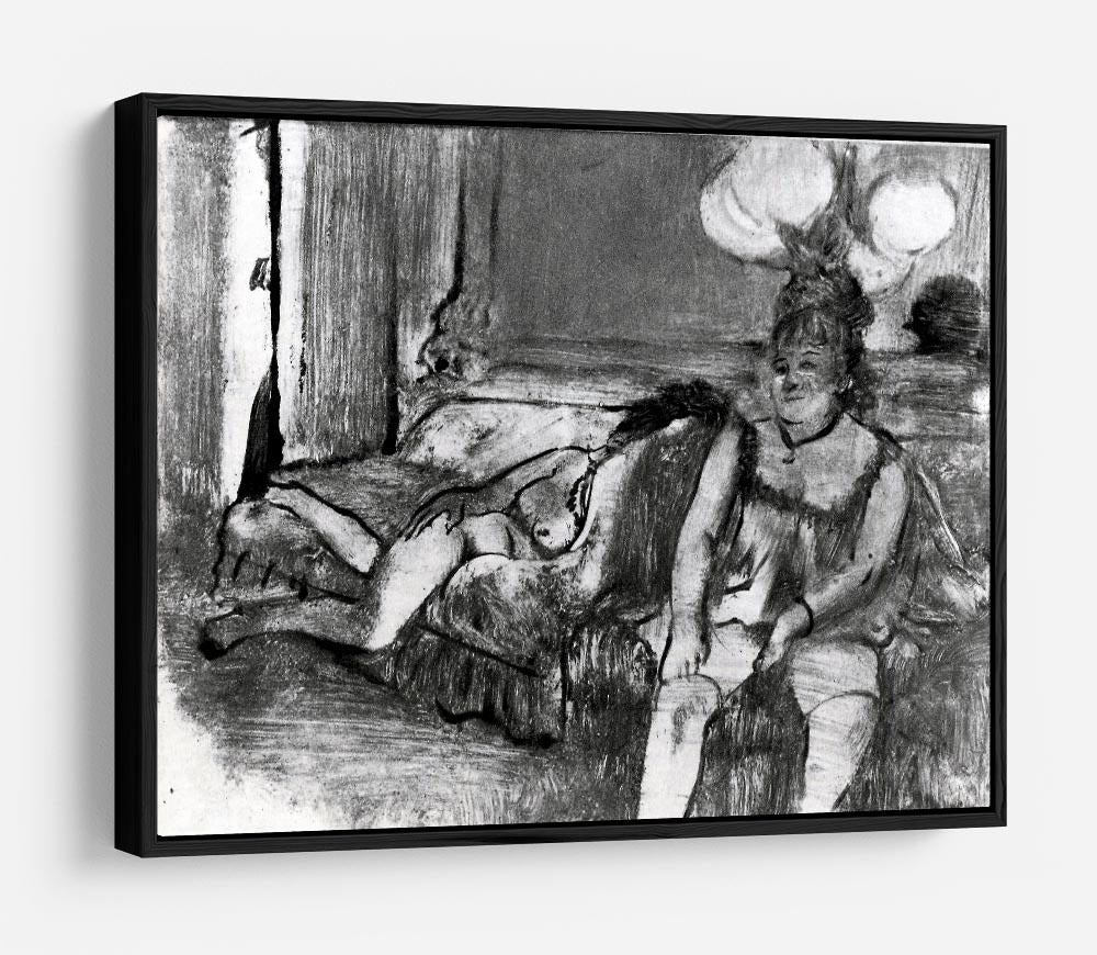 Taking a rest by Degas HD Metal Print - Canvas Art Rocks - 6