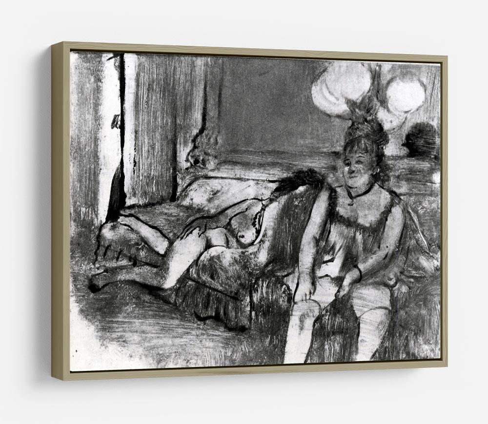 Taking a rest by Degas HD Metal Print - Canvas Art Rocks - 8