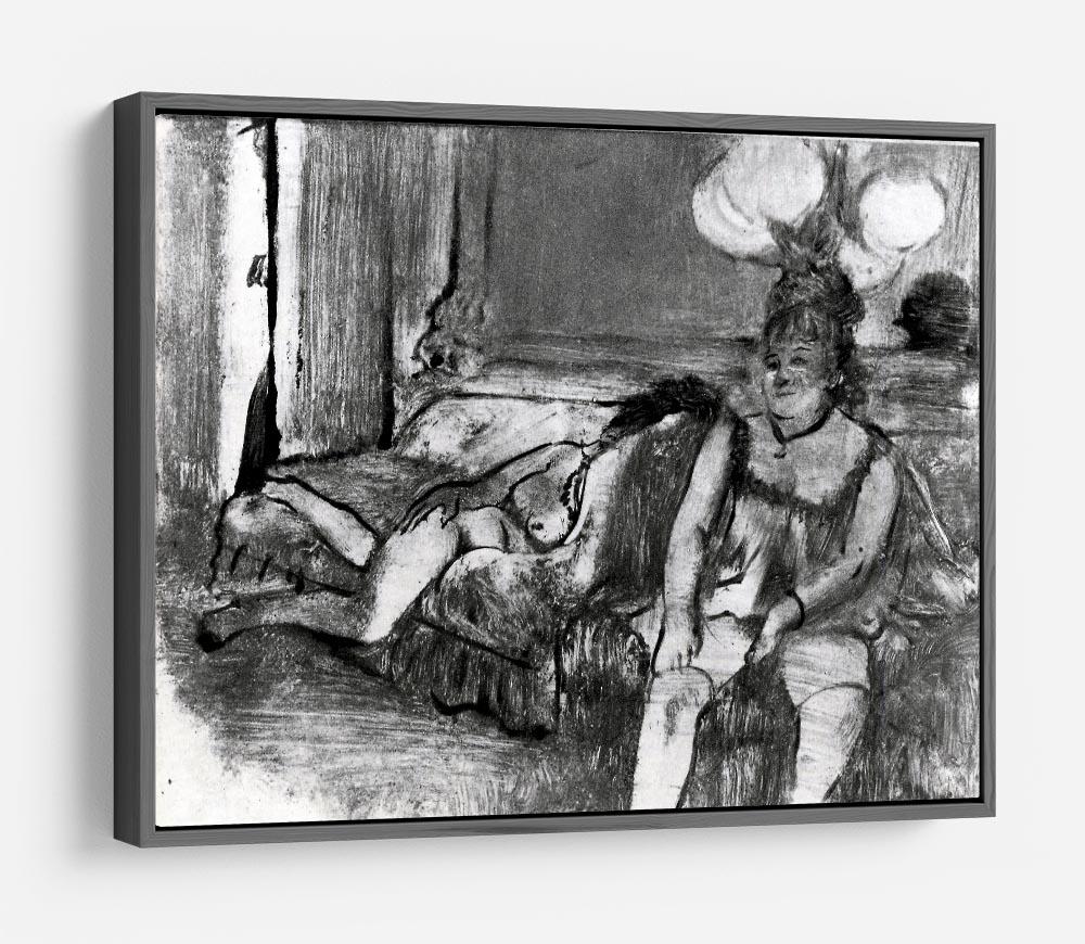 Taking a rest by Degas HD Metal Print - Canvas Art Rocks - 9