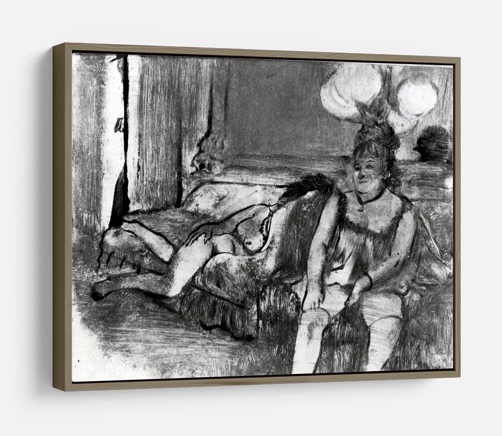 Taking a rest by Degas HD Metal Print - Canvas Art Rocks - 10