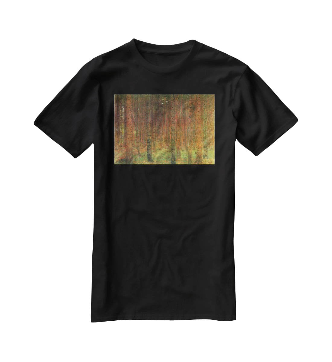 Tannenwald II by Klimt T-Shirt - Canvas Art Rocks - 1