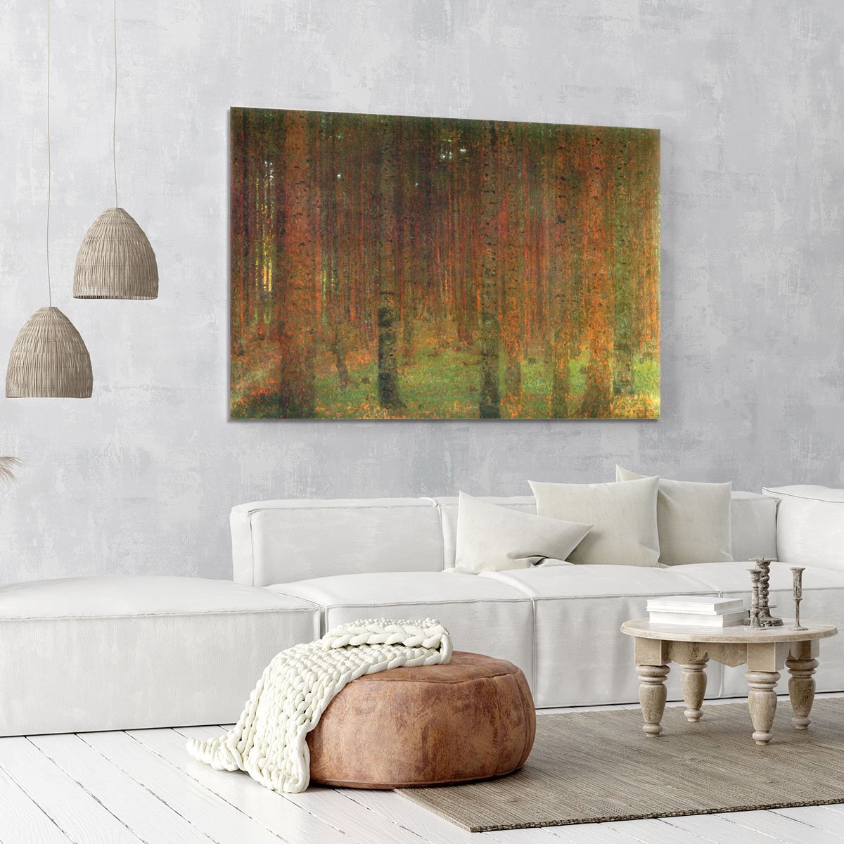 Tannenwald II by Klimt Canvas Print or Poster