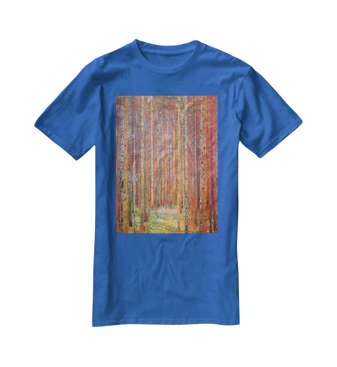 Tannenwald I by Klimt T-Shirt - Canvas Art Rocks - 2