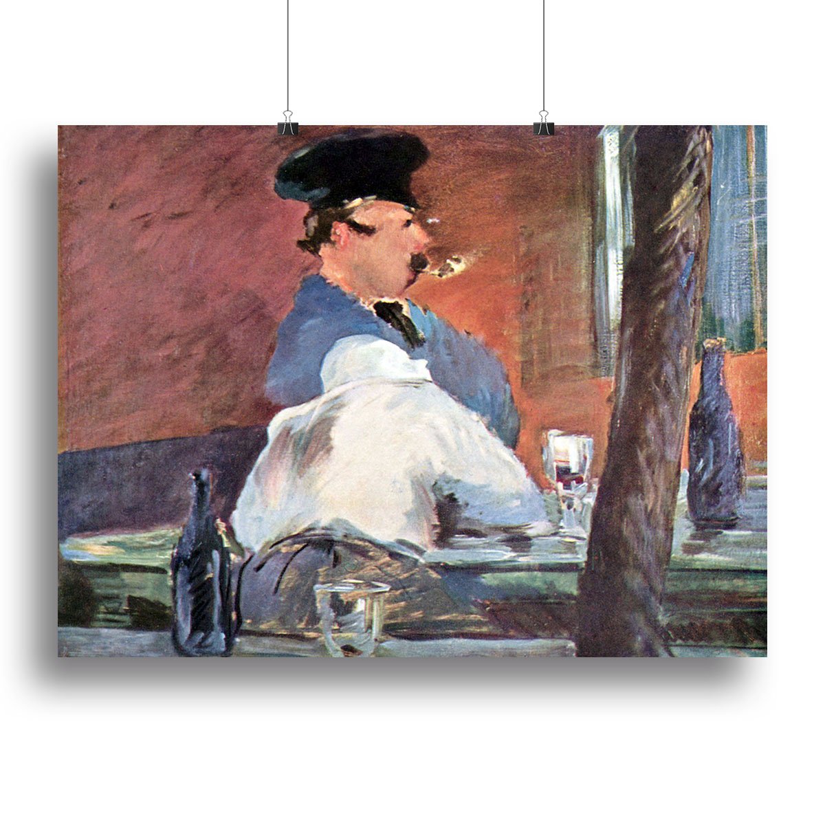 Tavern by Manet Canvas Print or Poster