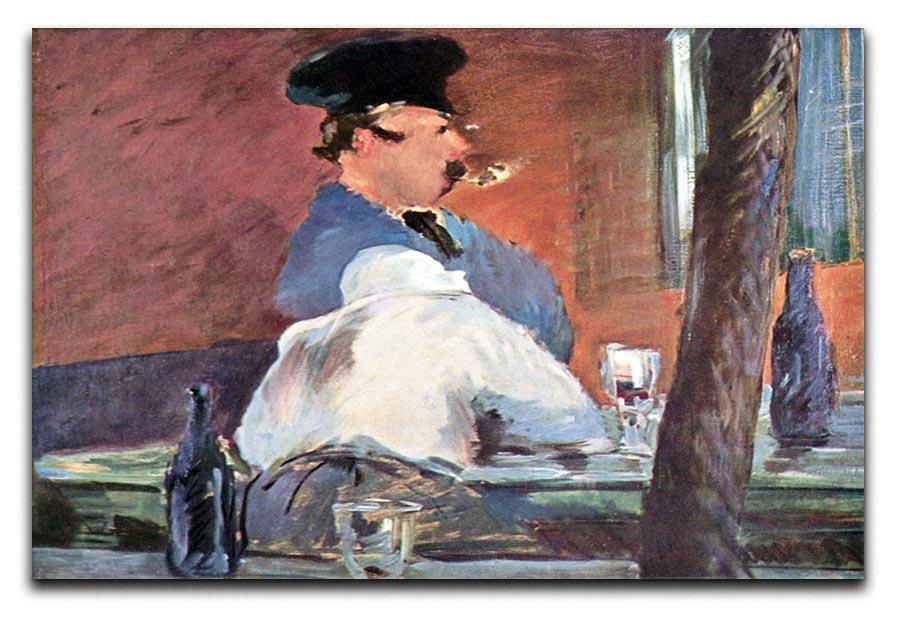 Tavern by Manet Canvas Print or Poster  - Canvas Art Rocks - 1