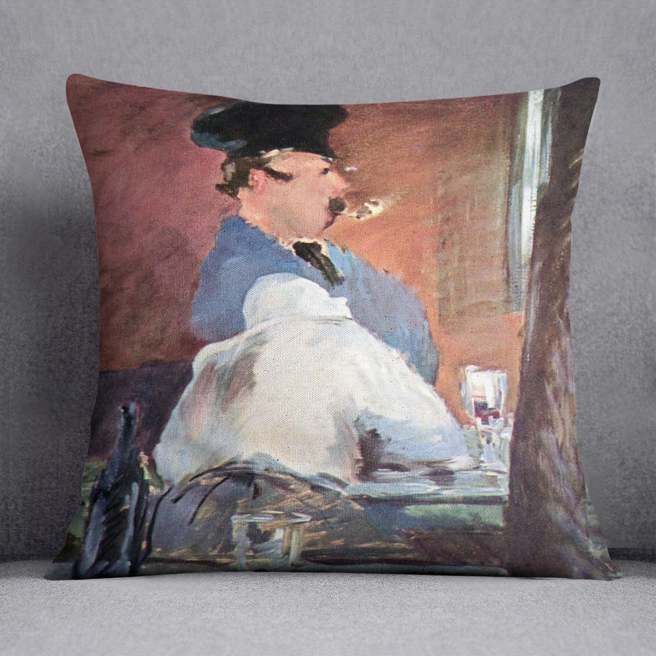 Tavern by Manet Throw Pillow