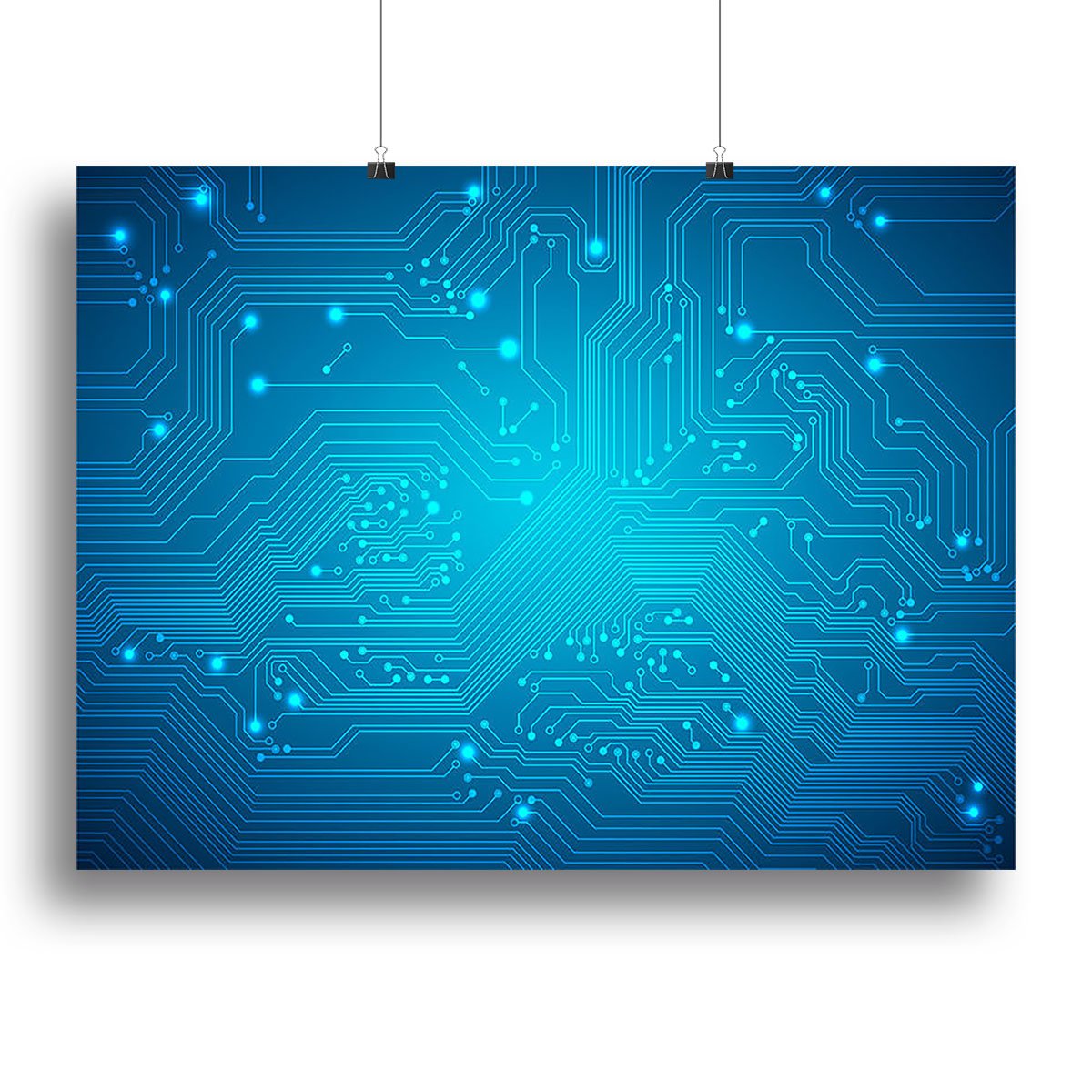 Technological vector Canvas Print or Poster