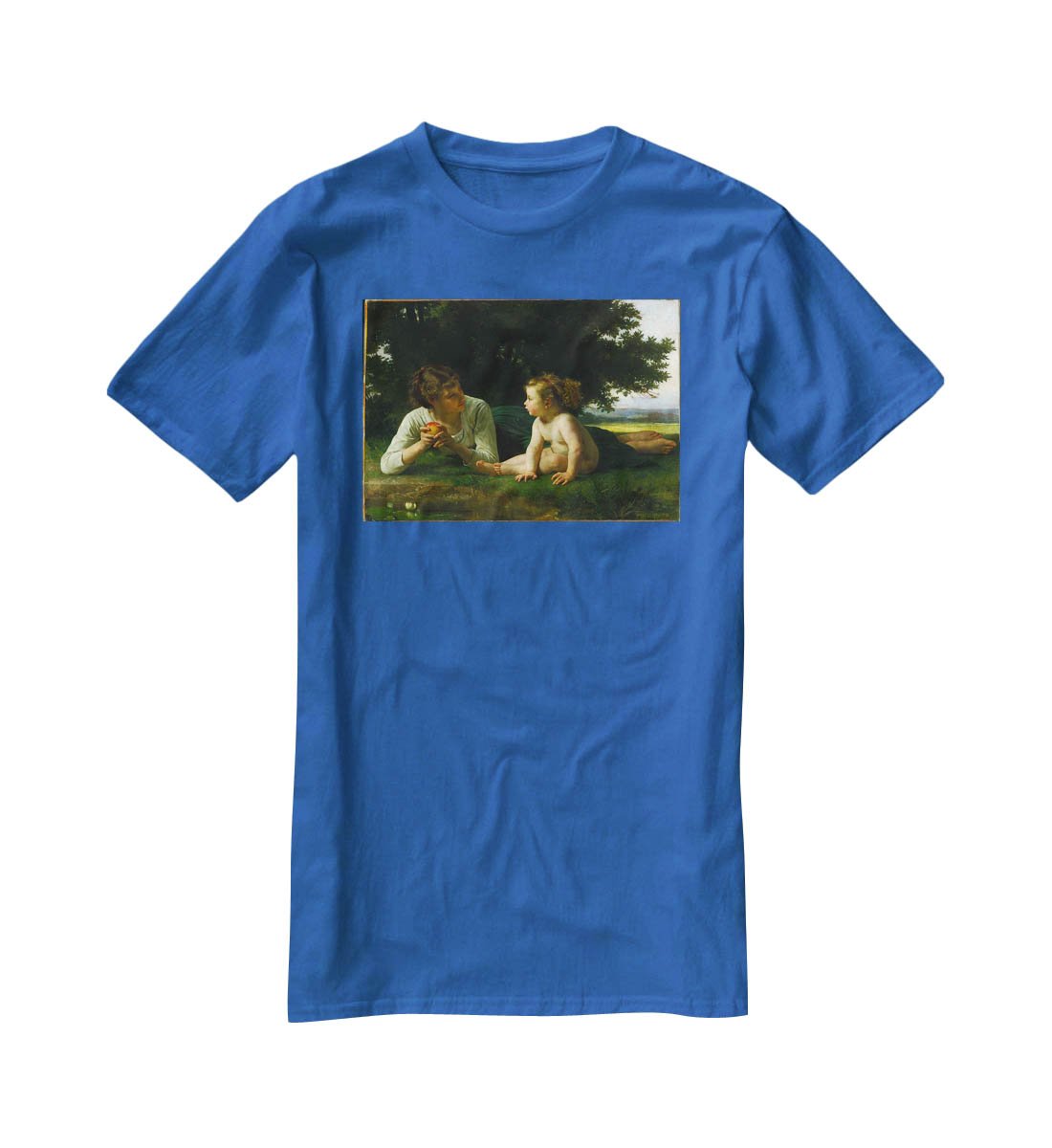 Temptation By Bouguereau T-Shirt - Canvas Art Rocks - 2