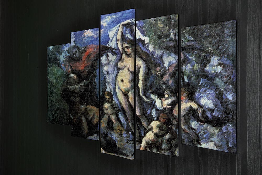Temptation of St Anthony by Cezanne 5 Split Panel Canvas - Canvas Art Rocks - 2