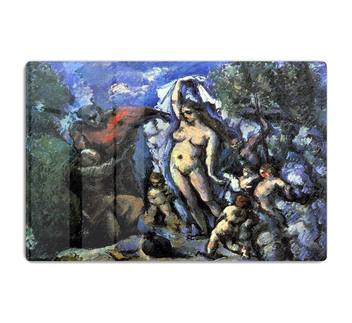 Temptation of St Anthony by Cezanne Acrylic Block - Canvas Art Rocks - 1
