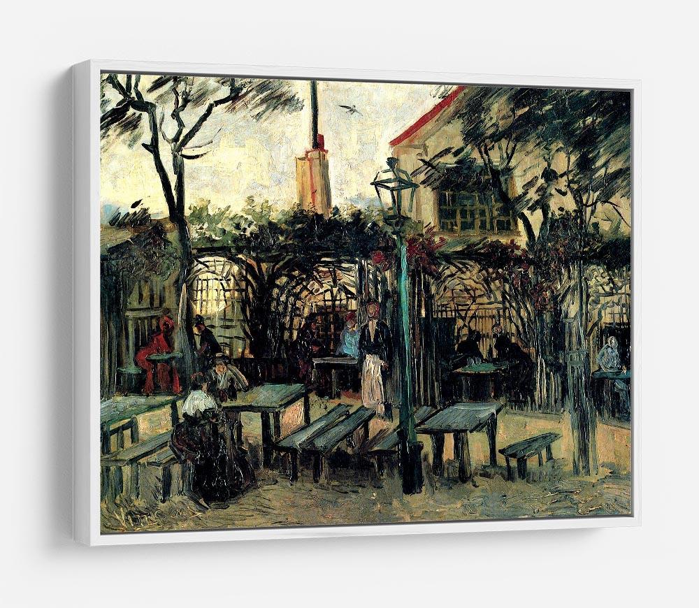 Terrace of a Cafe on Montmartre La Guinguette1 by Van Gogh HD Metal Print