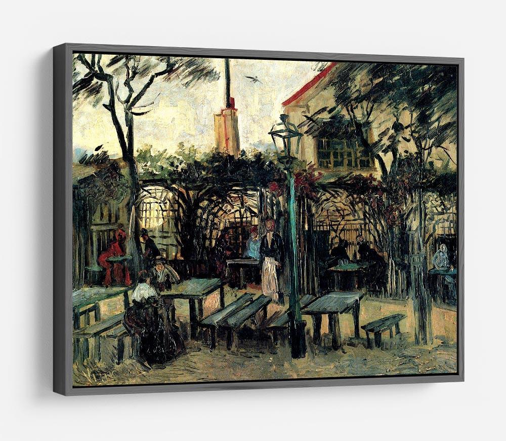 Terrace of a Cafe on Montmartre La Guinguette1 by Van Gogh HD Metal Print