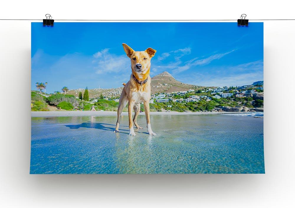 Terrier dog having fun Canvas Print or Poster - Canvas Art Rocks - 2
