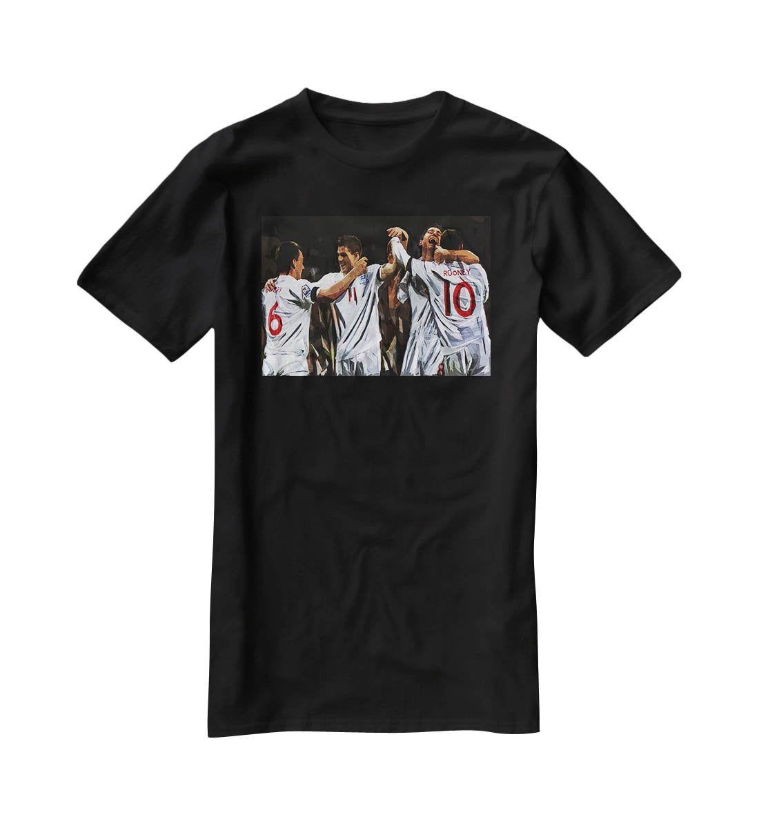 Terry Lampard Gerard and rooney England T-Shirt - Canvas Art Rocks - 1