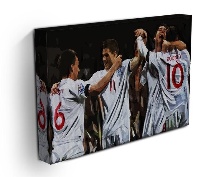 Terry Lampard Gerard and rooney England Canvas Print or Poster - Canvas Art Rocks - 3