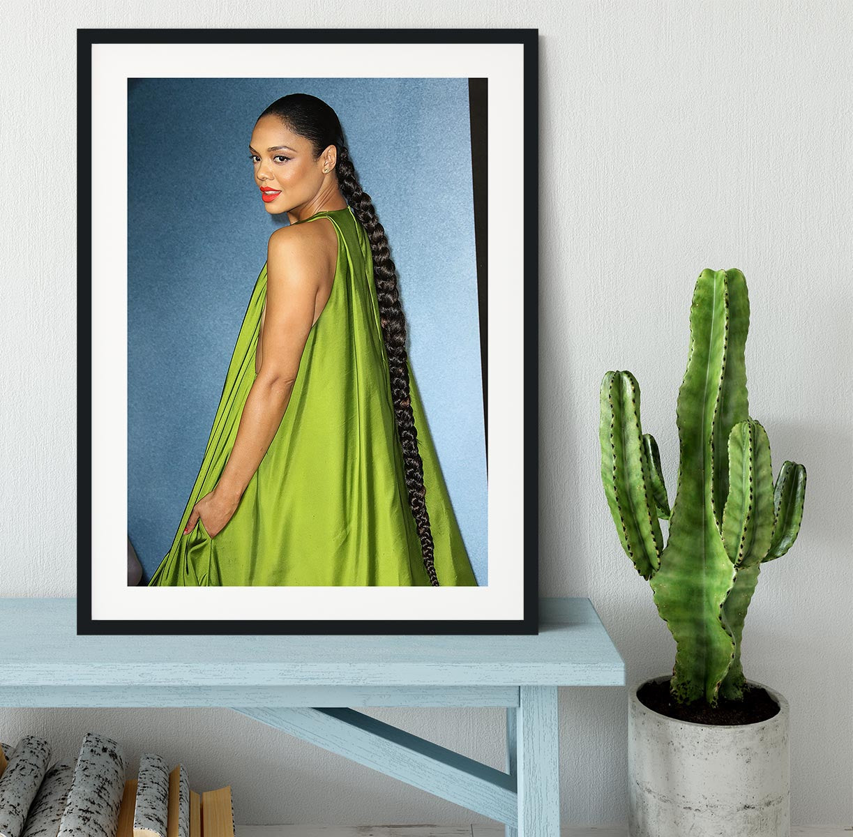 Tessa Thompson Framed Print - Canvas Art Rocks - 1