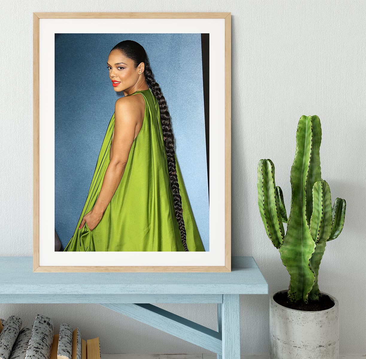 Tessa Thompson Framed Print - Canvas Art Rocks - 3