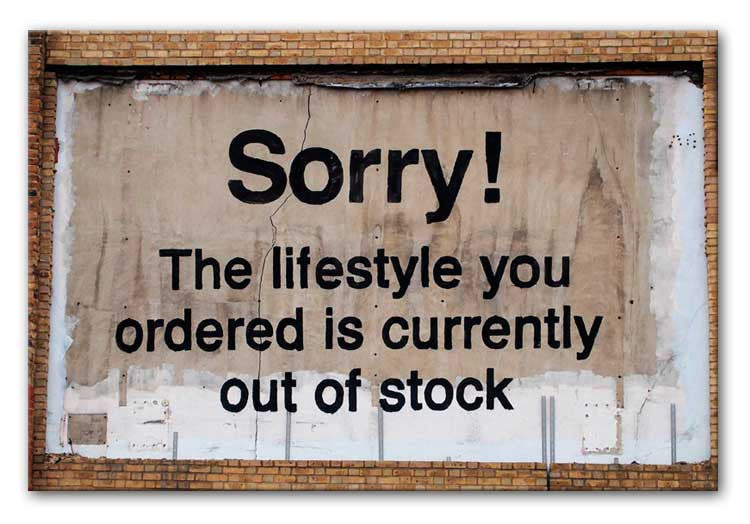 Banksy The Lifestyle You Ordered Print - Canvas Art Rocks - 1