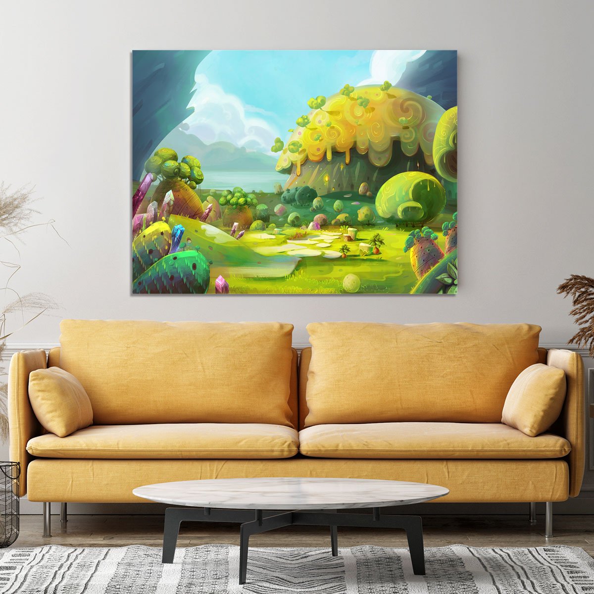 The Adventure of The Tiny Bird Canvas Print or Poster